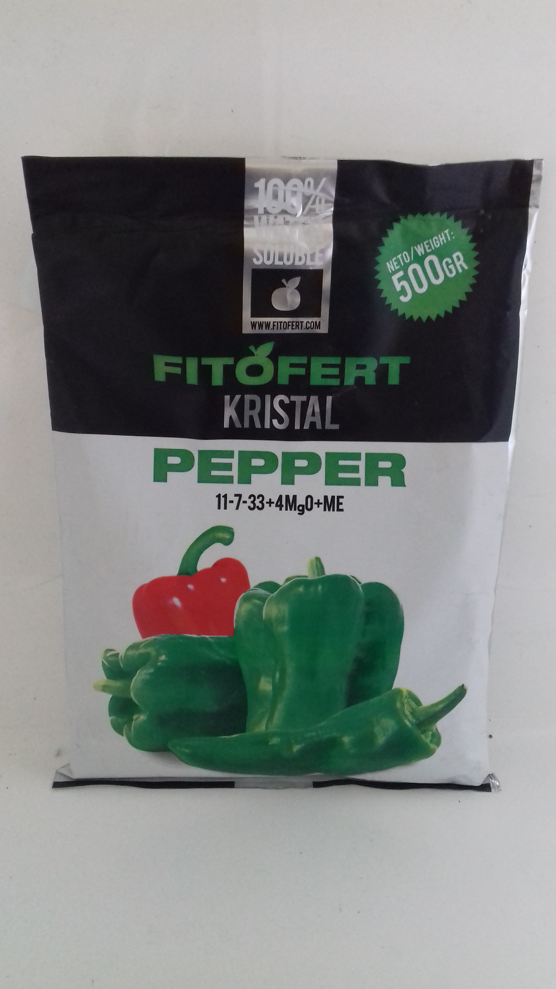 FitoFert Kristal PEPPER 11/7/33 + 4 MgO+ ME 500 g